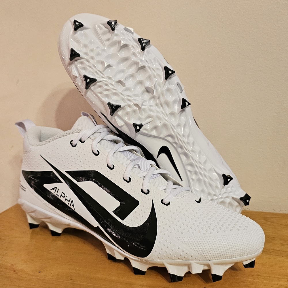 The Nike Alpha Menace 4 Pro Men's Sneakers in Black/White